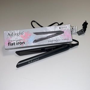 ADAGIO Not So Mini Ceramic Flat Iron Hair Straightener